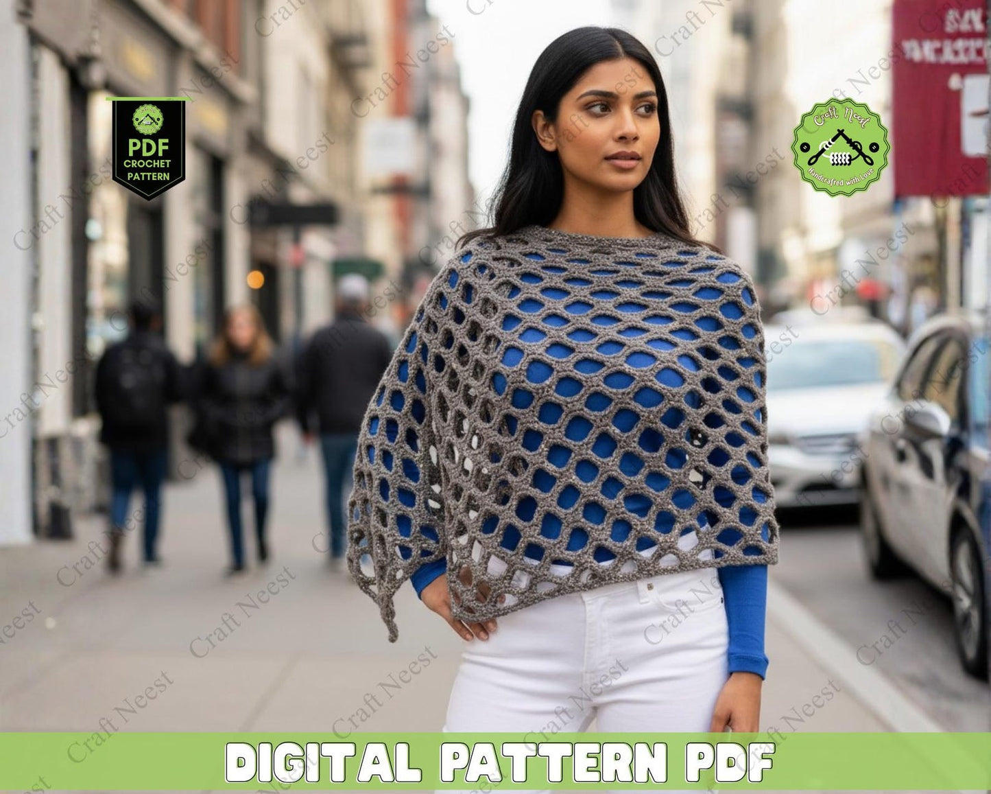Nightfall Lace Shawl Crochet Pattern