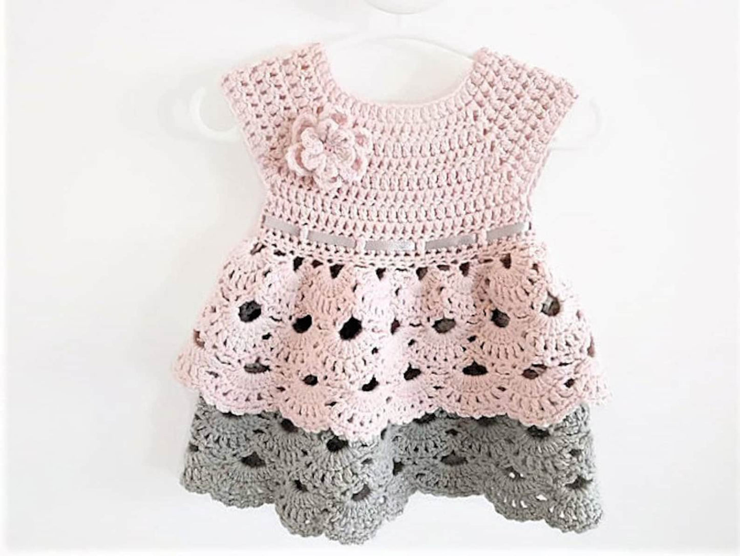 Daisy Double Skirt Flower Crochet Pattern
