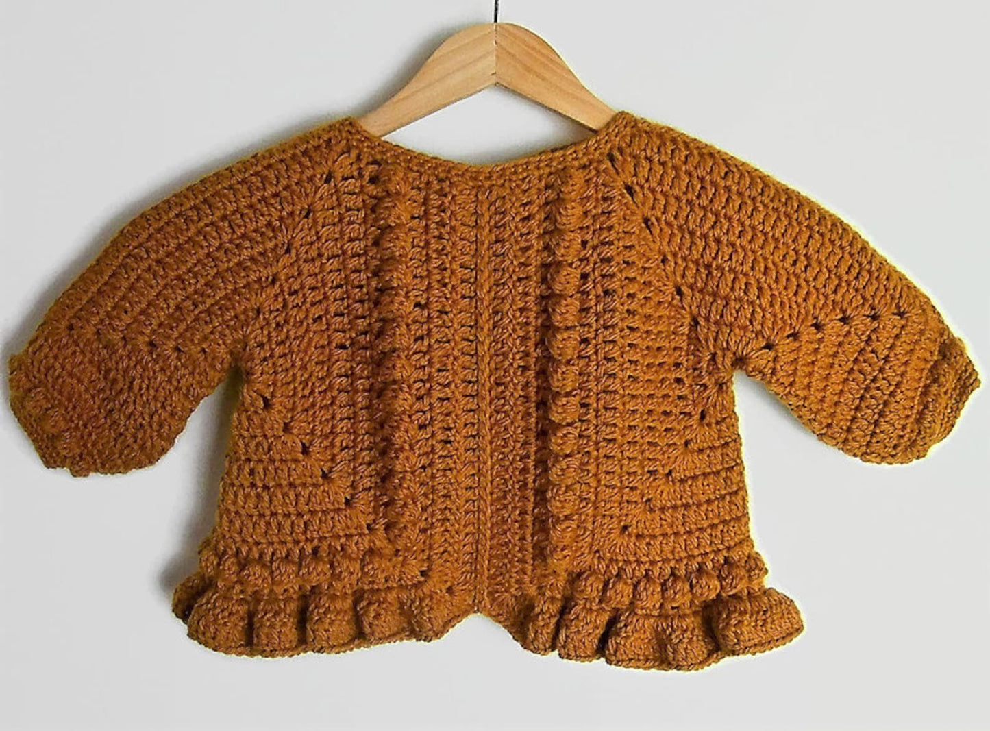 Child Granny Square Sweater Crochet Pattern