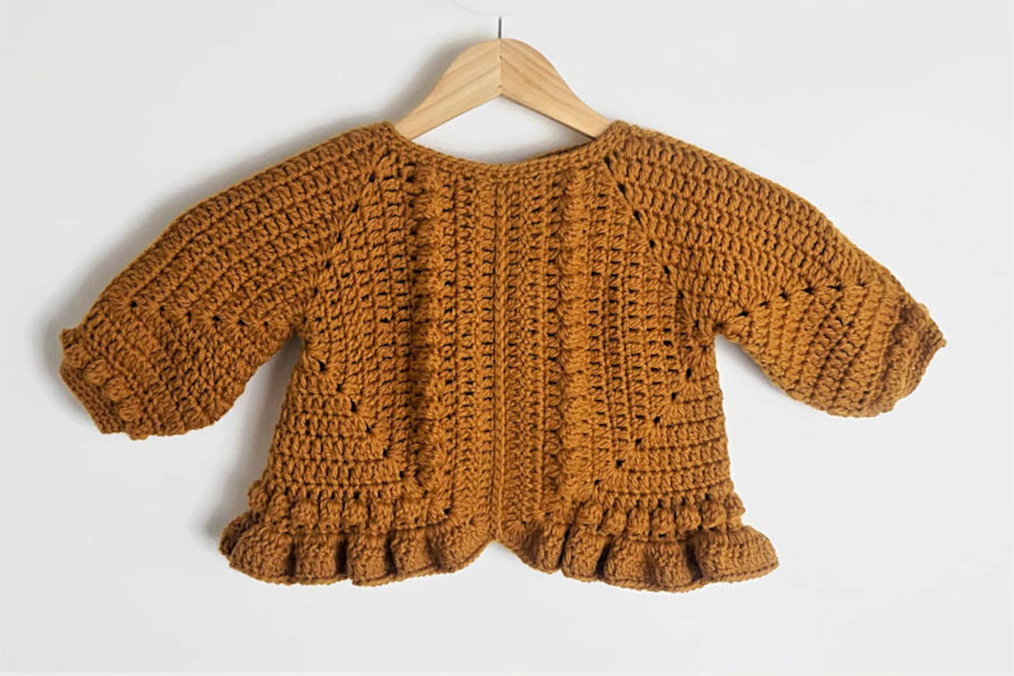 Child Granny Square Sweater Crochet Pattern