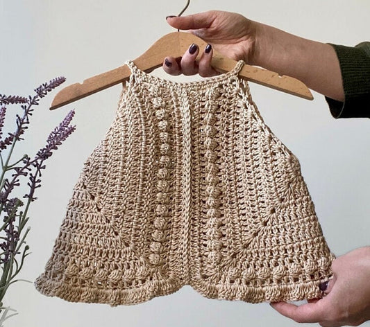 Liv Granny Square Top Child Crochet Baby
