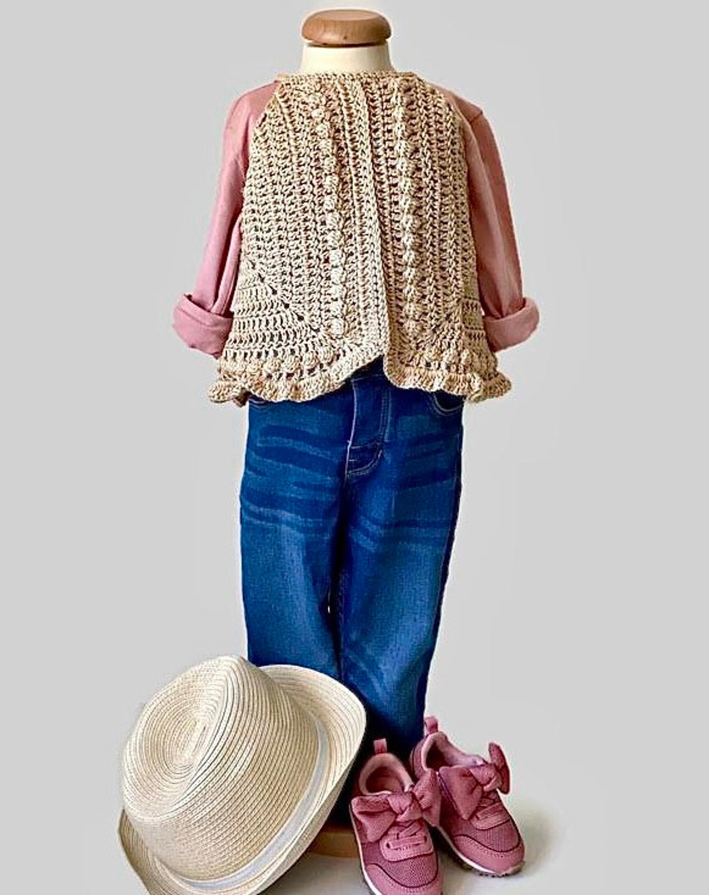 Liv Granny Square Top Child Crochet Baby