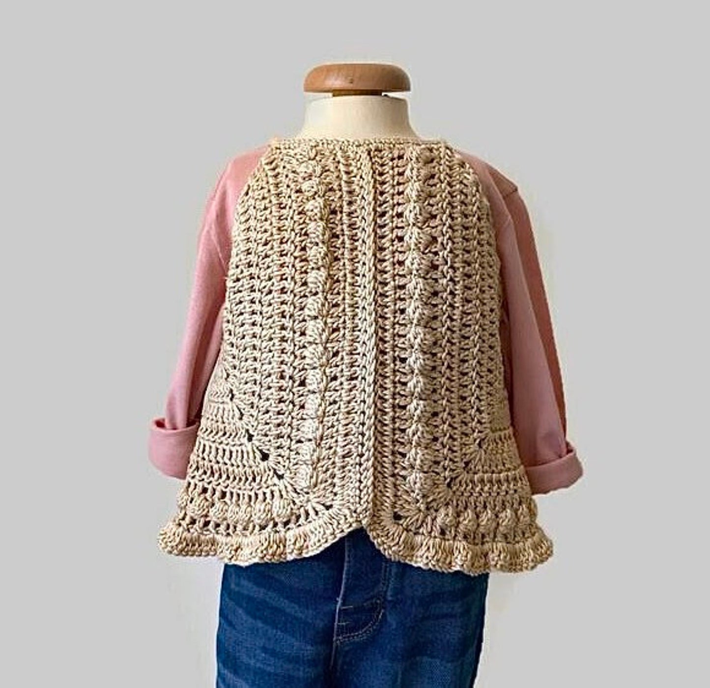 Liv Granny Square Top Child Crochet Baby