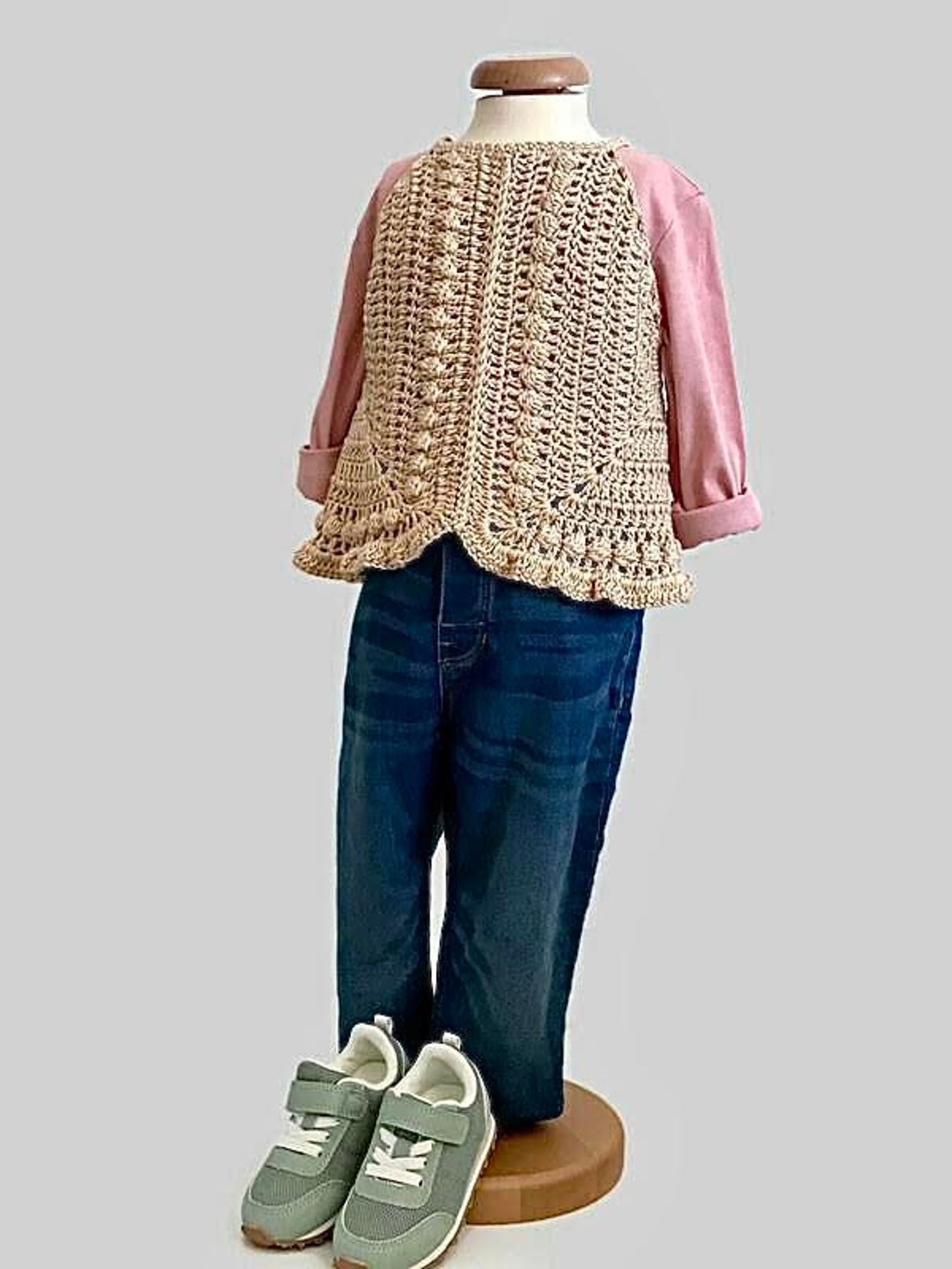 Liv Granny Square Top Child Crochet Baby