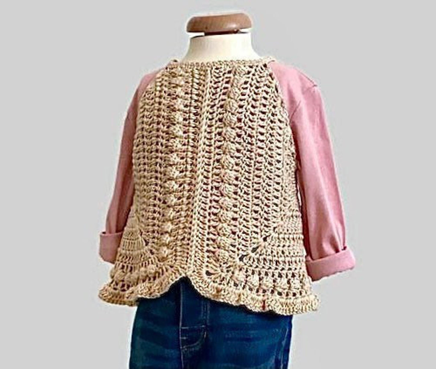 Liv Granny Square Top Child Crochet Baby