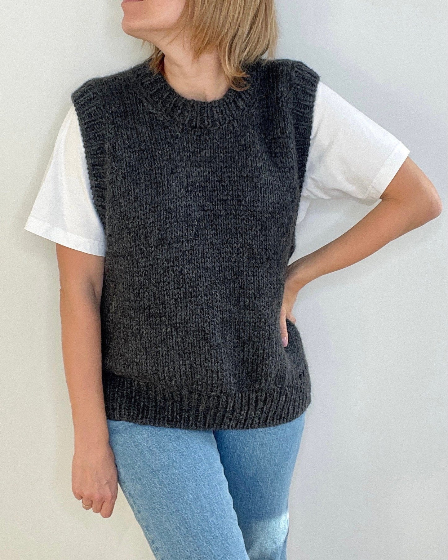 Easy To Knit Vest Pattern