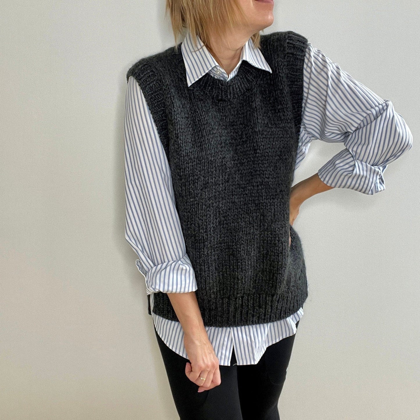 Easy To Knit Vest Pattern