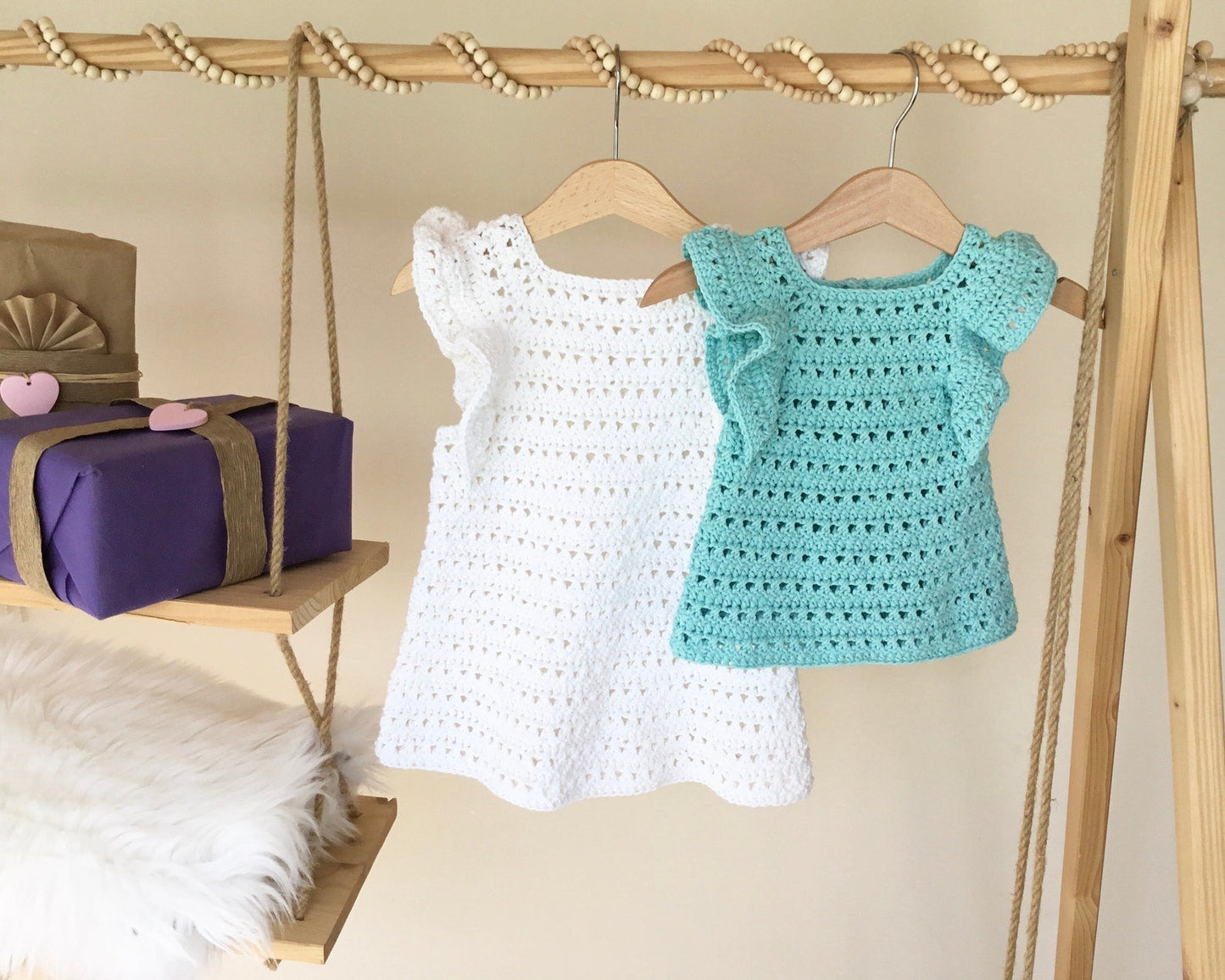 Mia Baby Girl Frill Dress Crochet Pattern