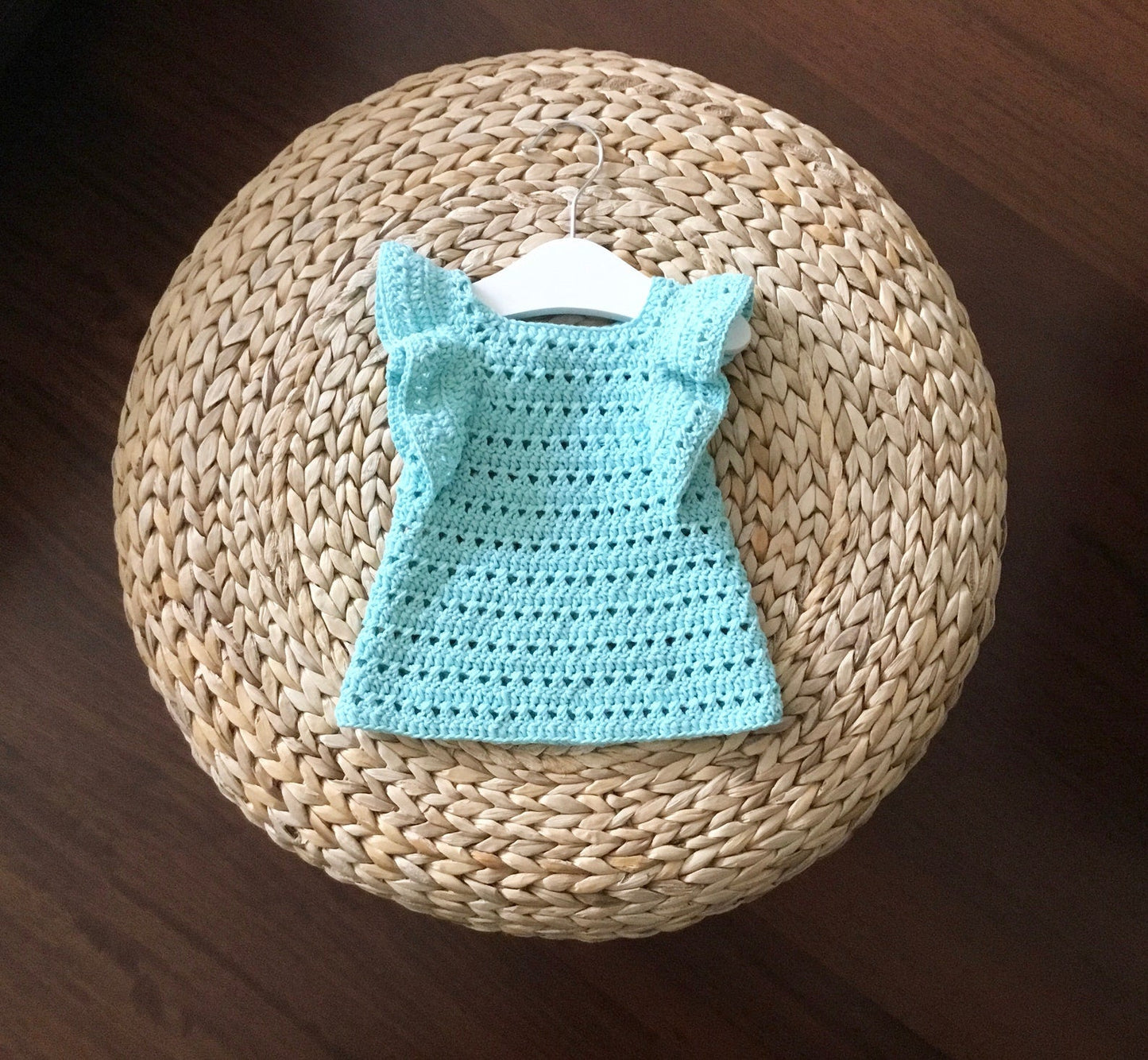 Mia Baby Girl Frill Dress Crochet Pattern