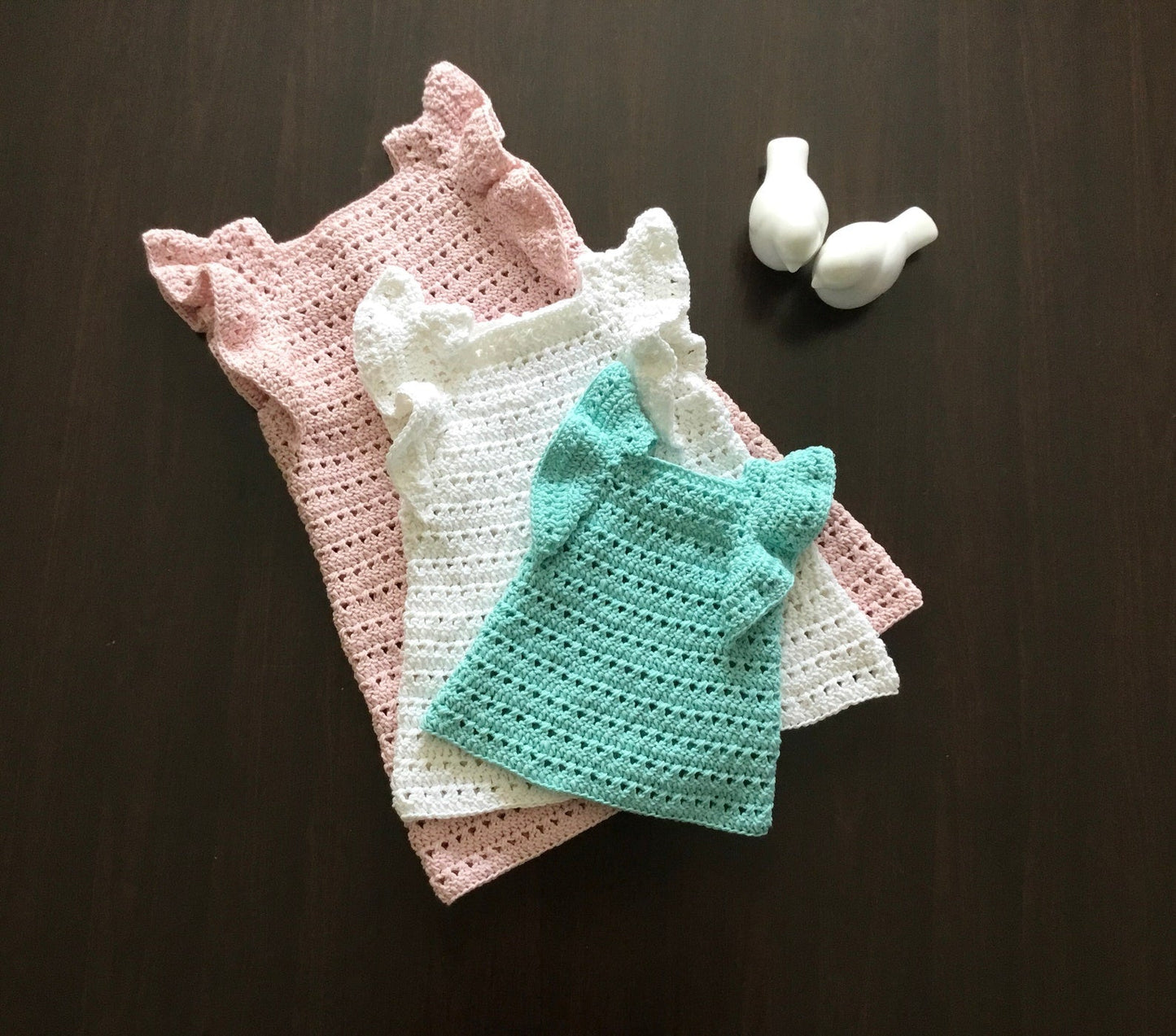 Mia Baby Girl Frill Dress Crochet Pattern