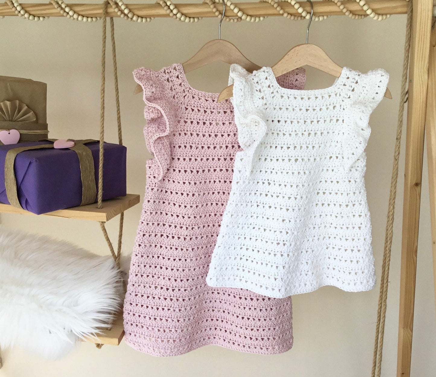 Mia Baby Girl Frill Dress Crochet Pattern