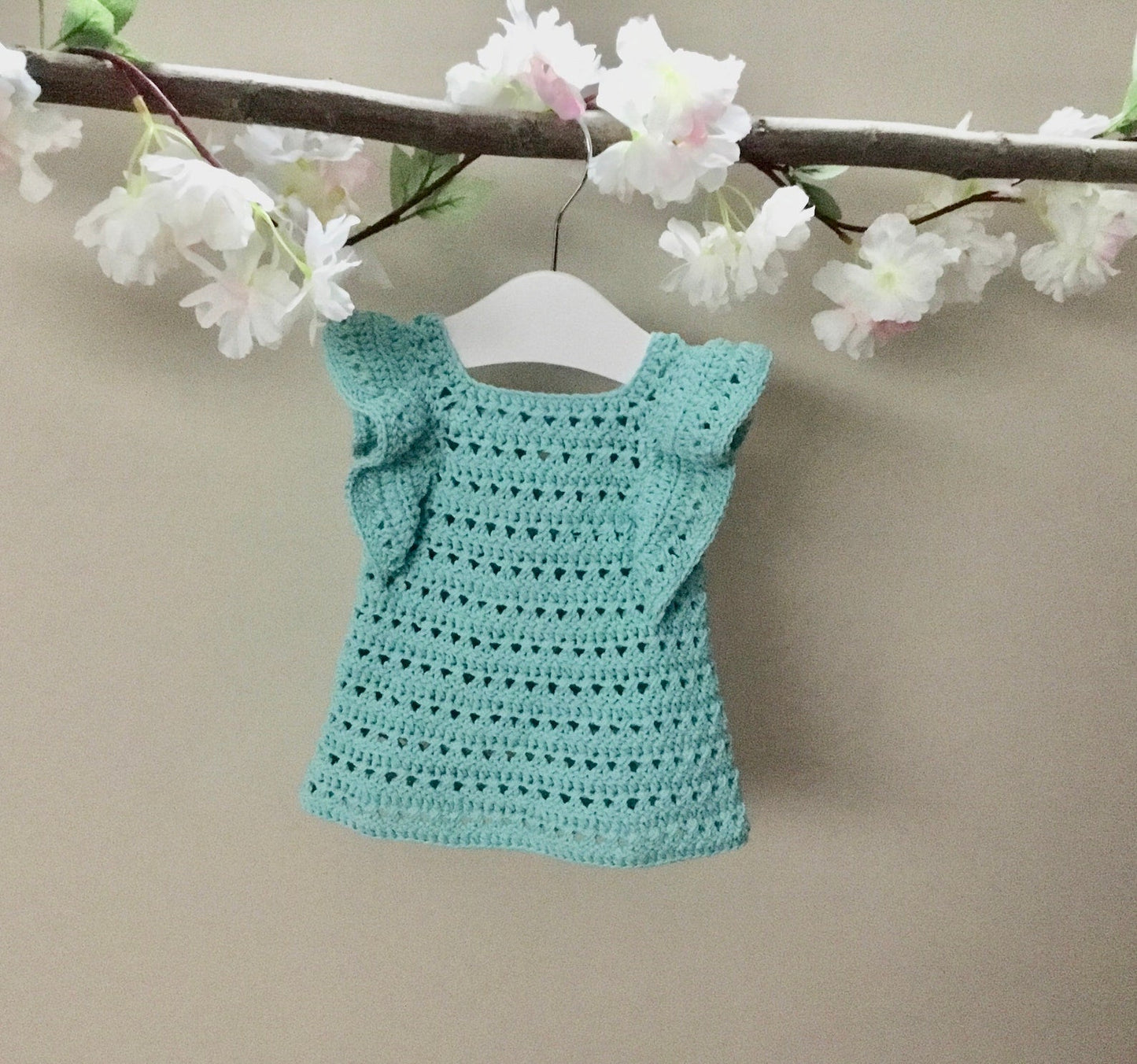 Mia Baby Girl Frill Dress Crochet Pattern