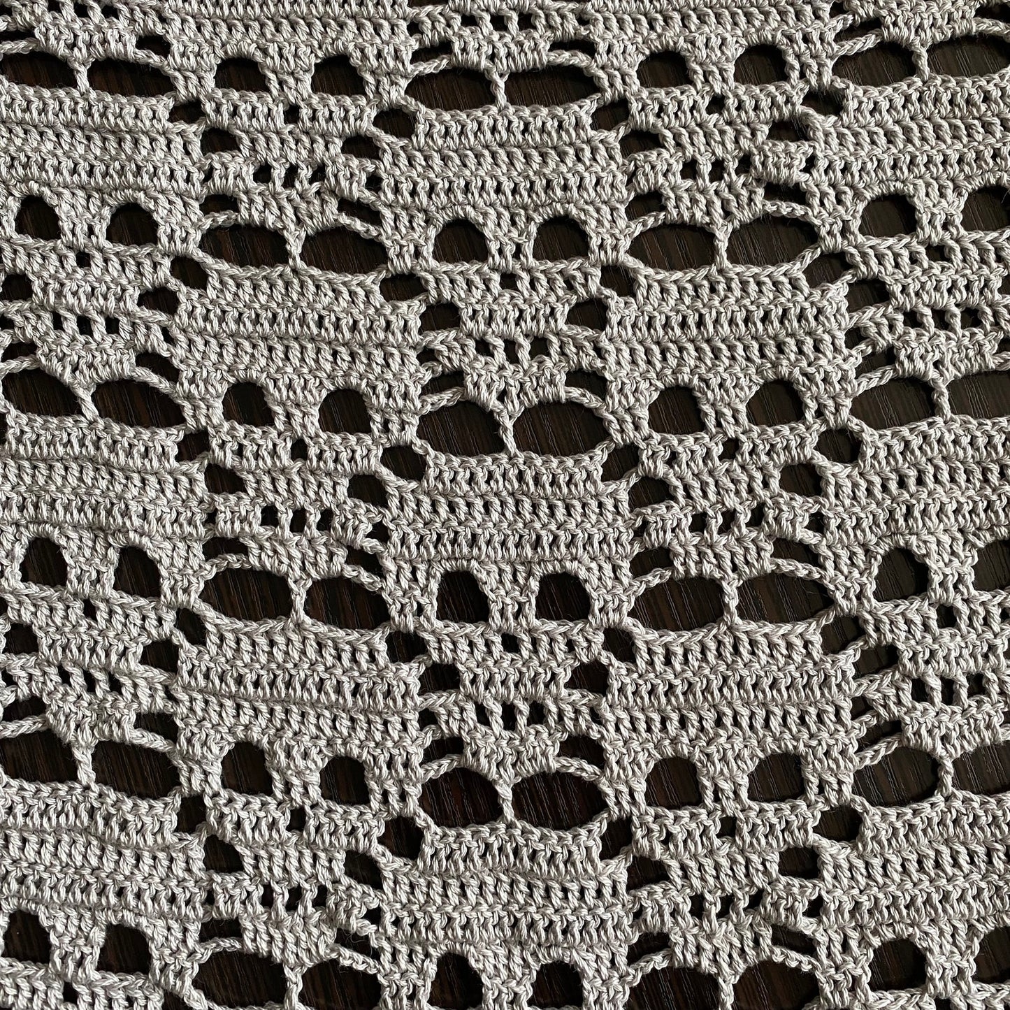 Skull shawl crochet pattern