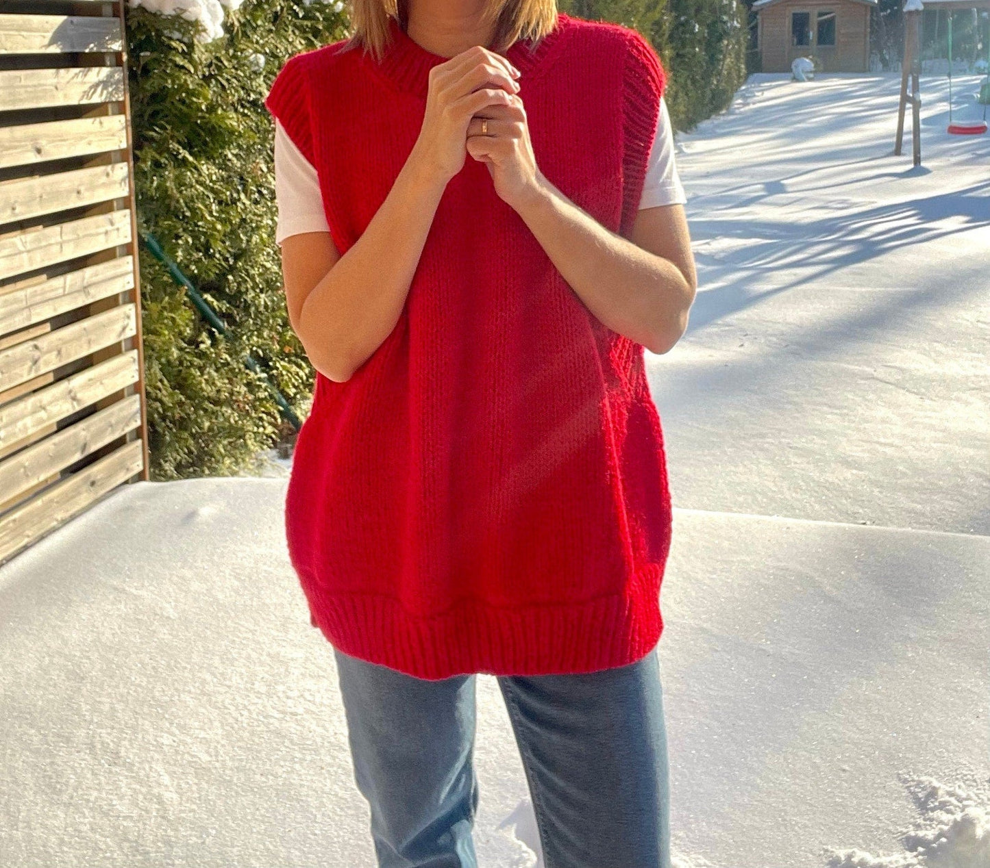 Easy To Knit Vest Pattern