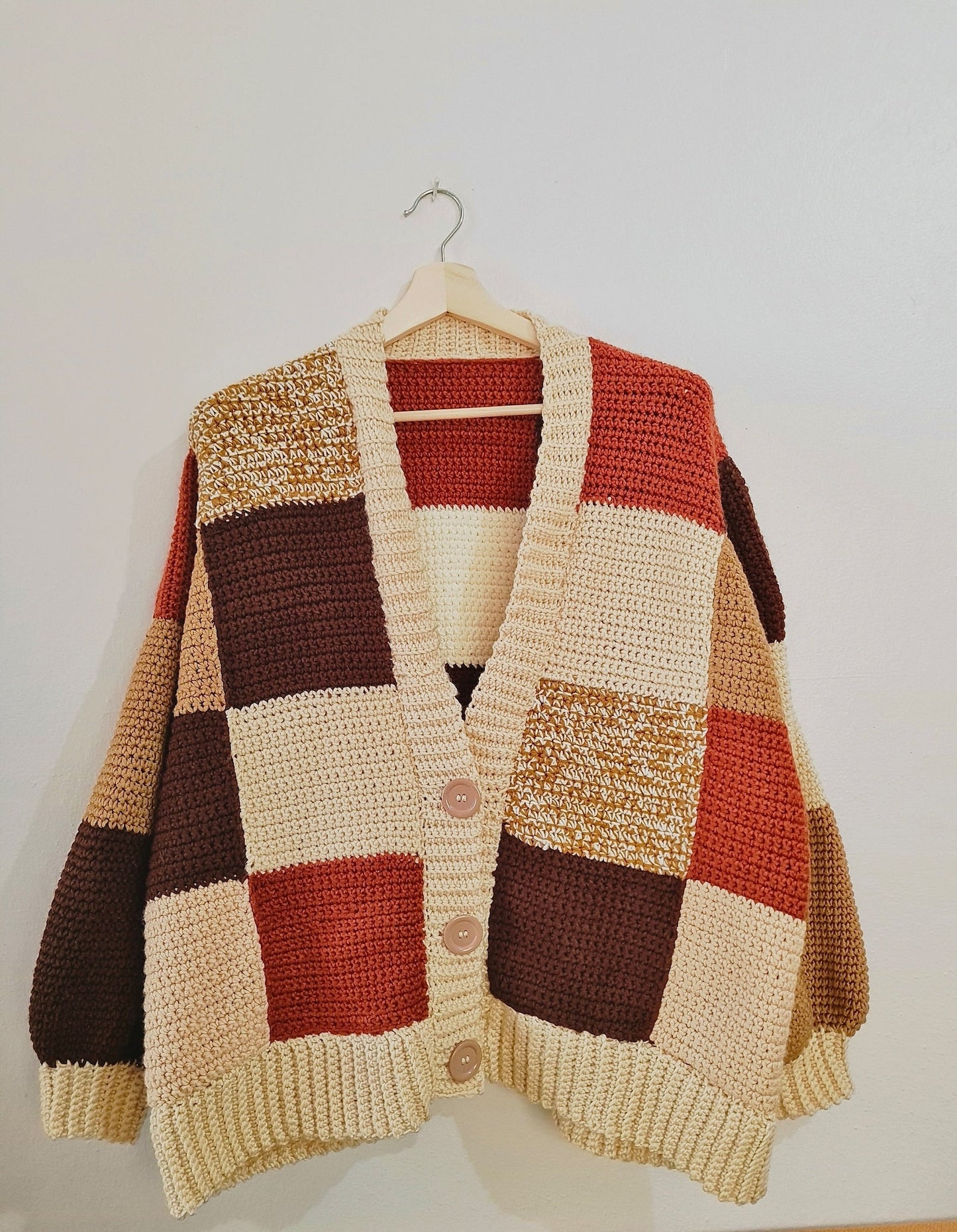 Patchwork Cardigan Crochet Pattern