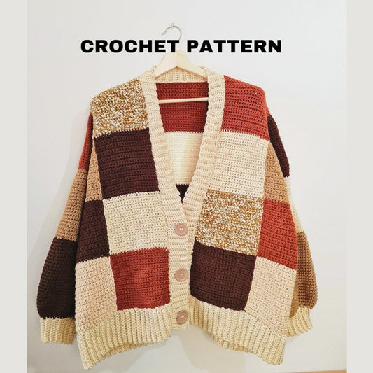 Patchwork Cardigan Crochet Pattern