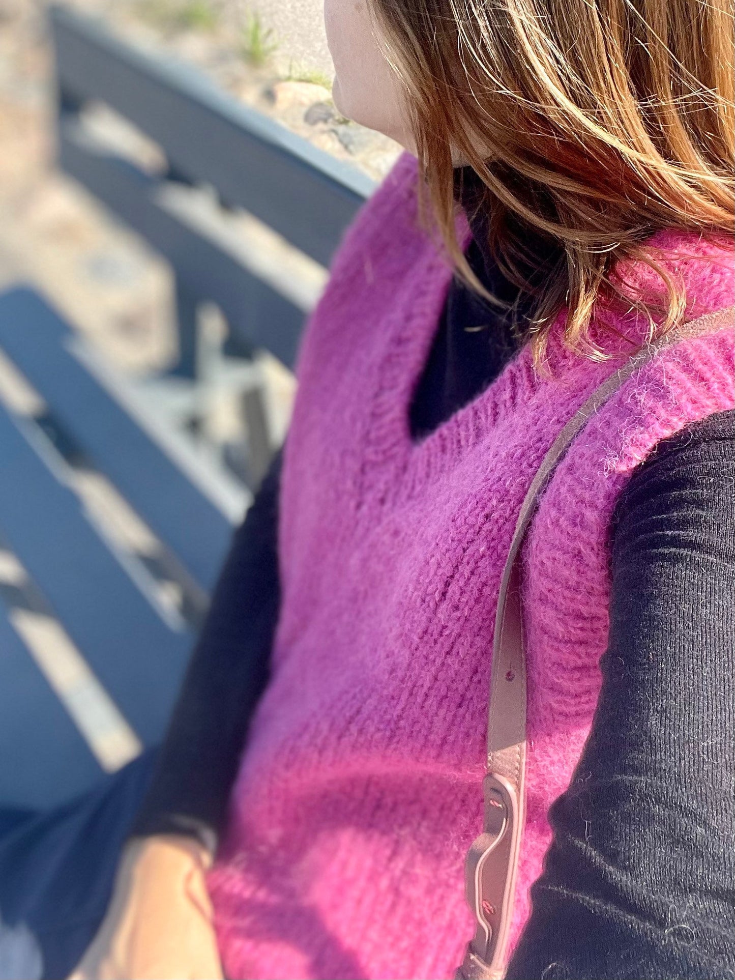 Sweet V-Neck Vest Knitting Pattern