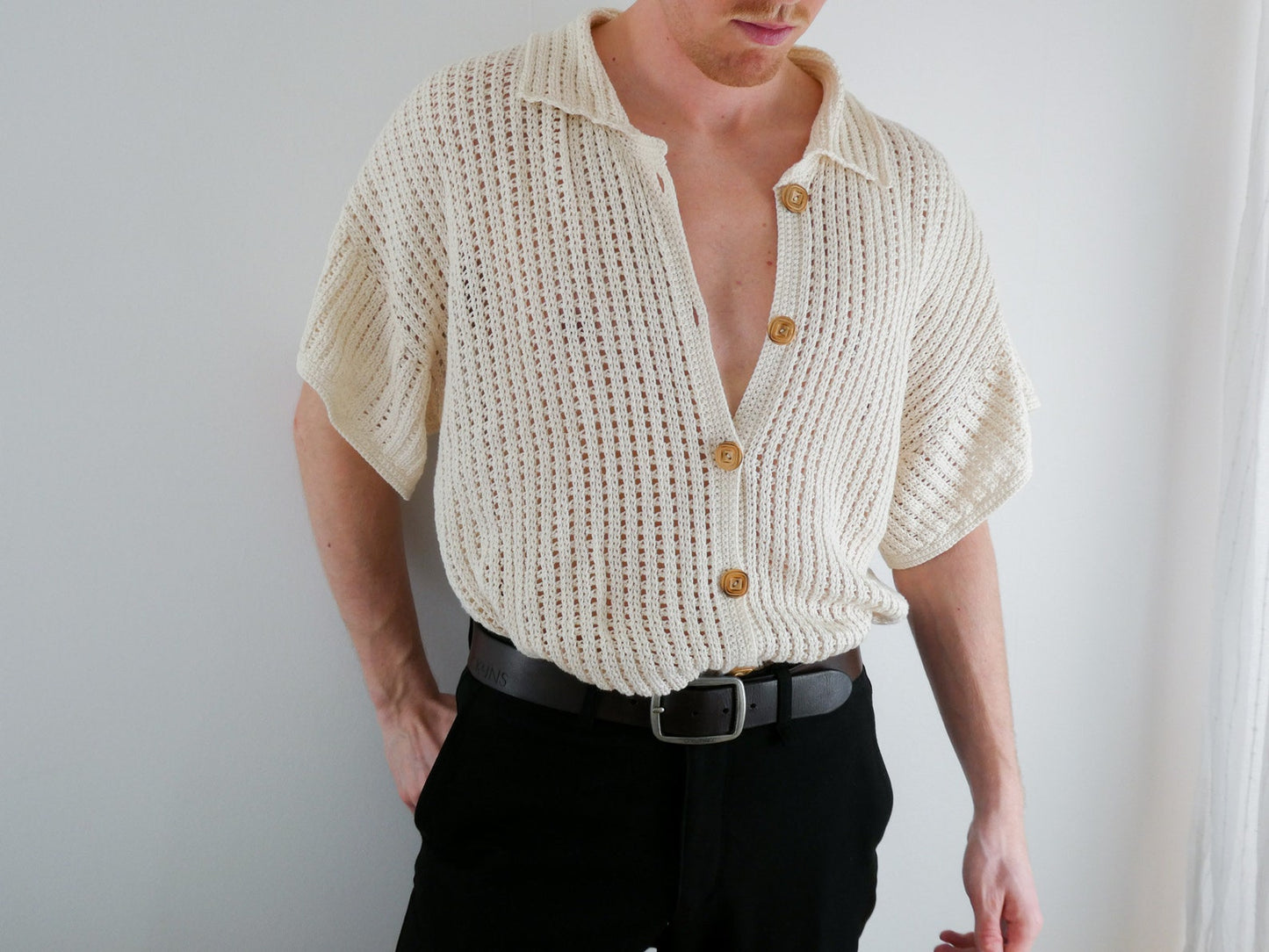 Jebel Button Up Crochet Pattern