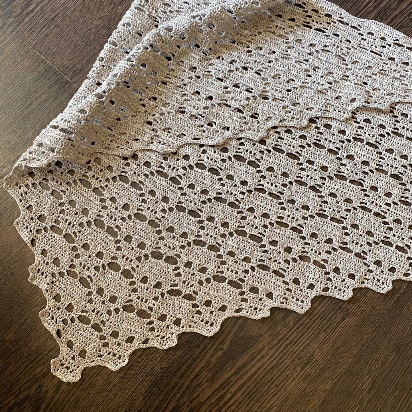 Skull shawl crochet pattern