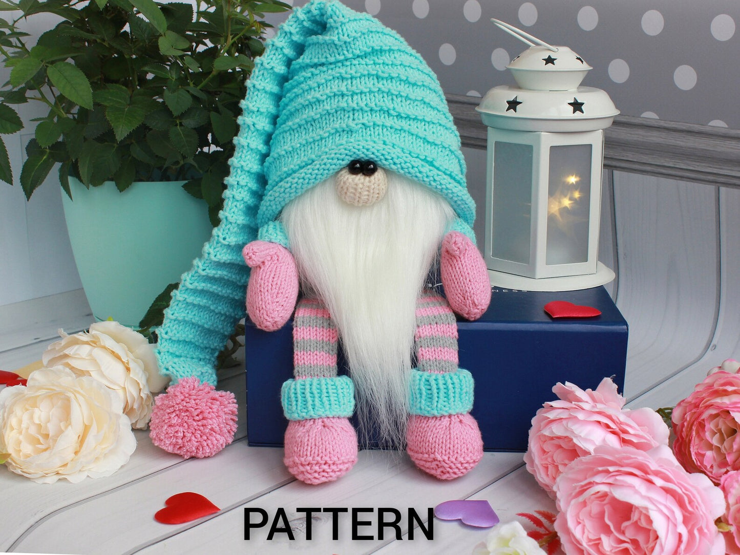 Christmas gnome KNITTING PATTERN