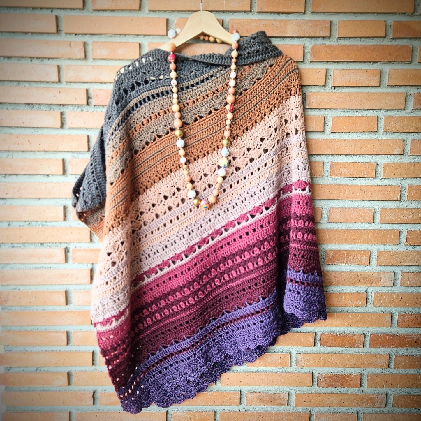 YakButterTea Poncho crochet pattern