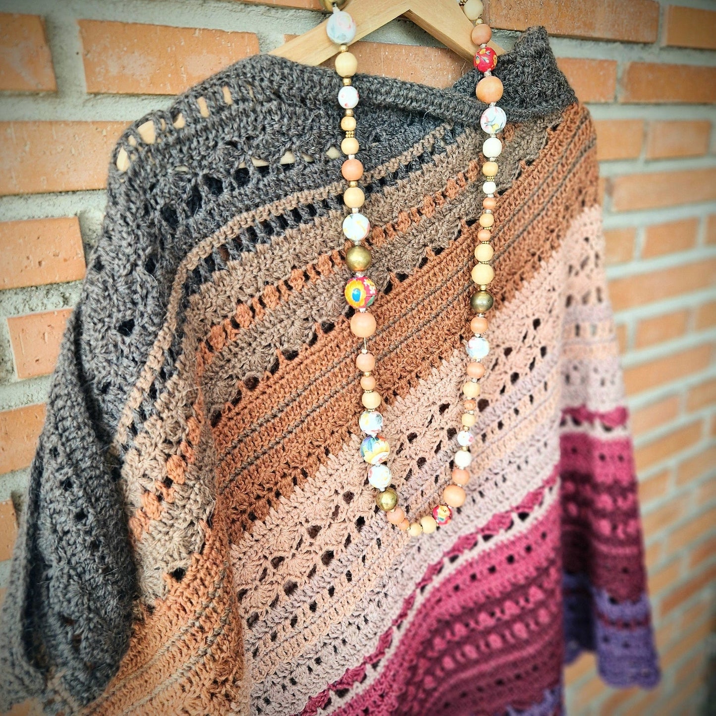 YakButterTea Poncho crochet pattern