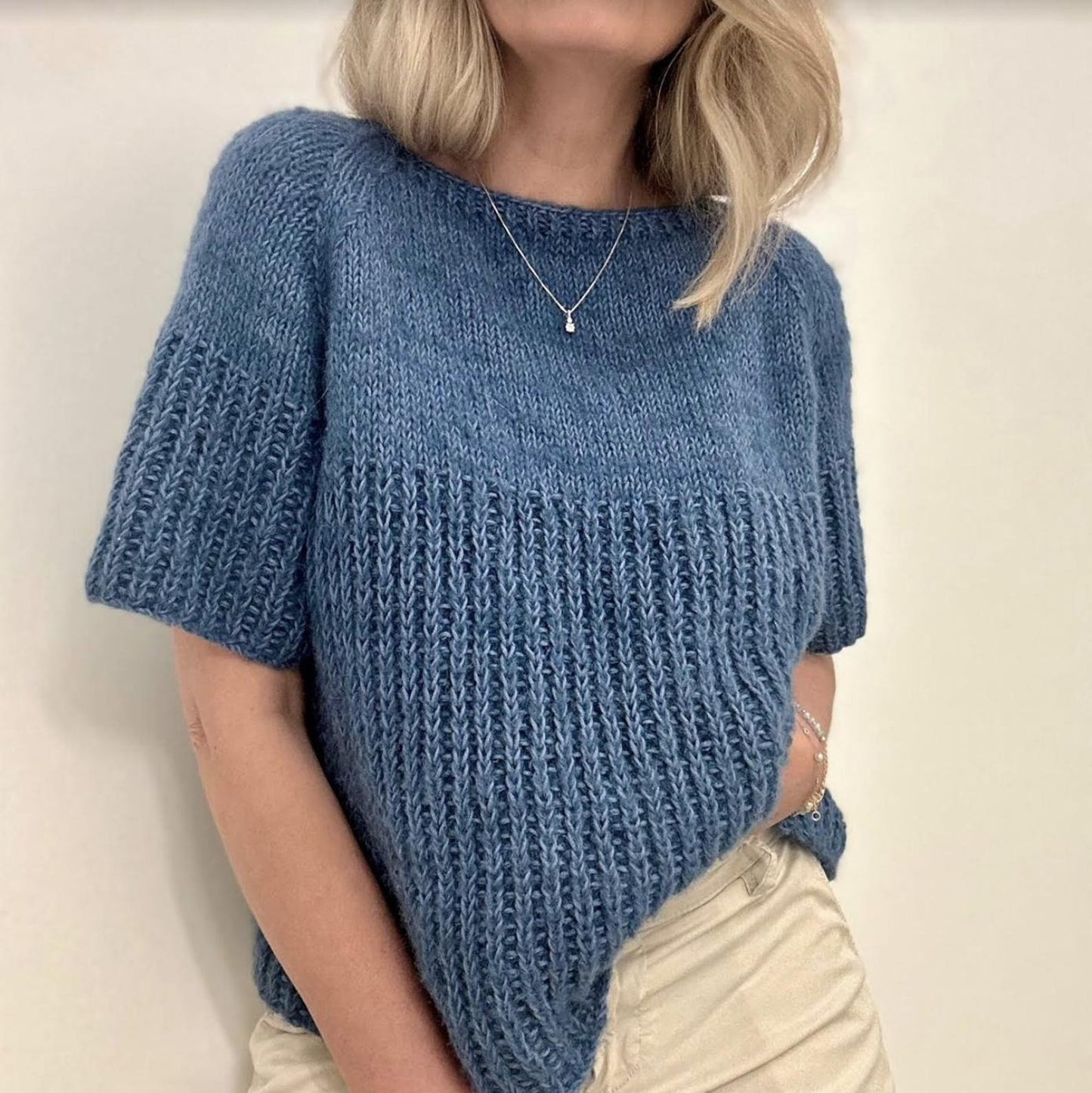 Late summer dream tee knitting pattern