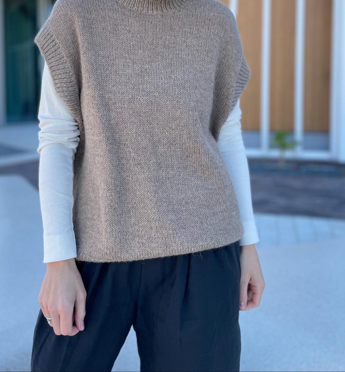 Fast To Knit Vest Knitting Pattern