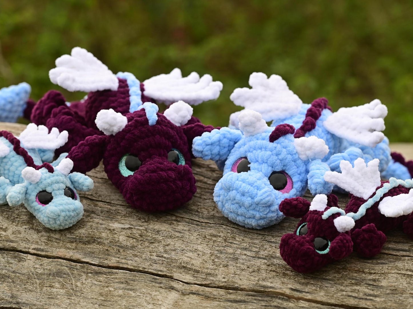 Linus the little dragon Crochet Pattern