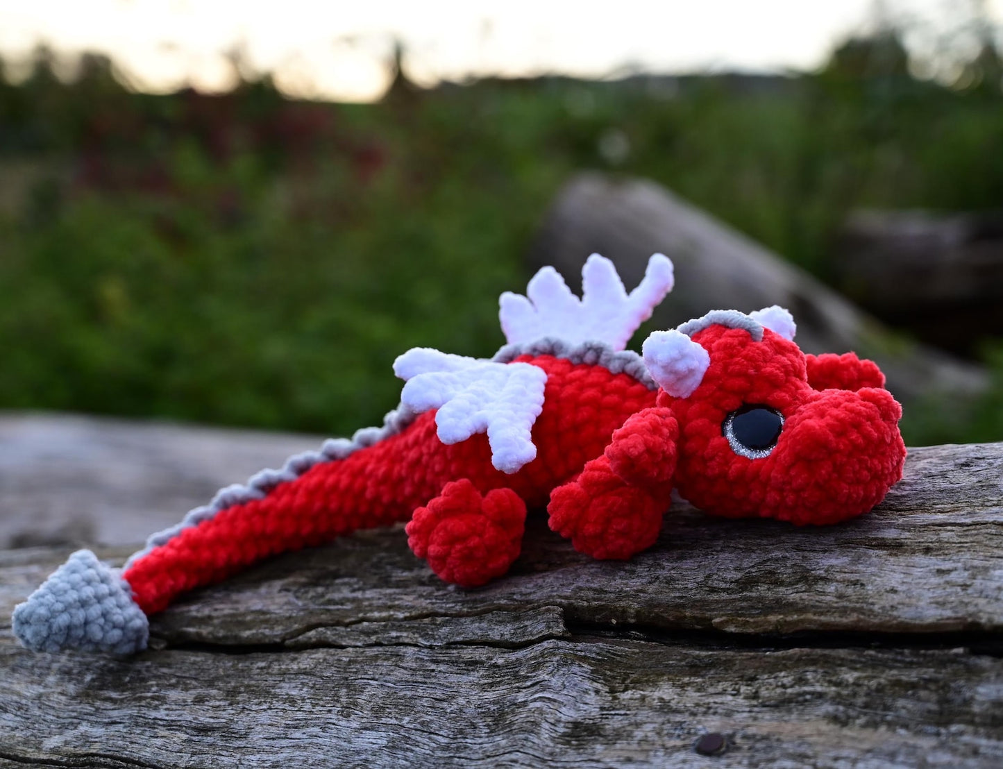 Linus the little dragon Crochet Pattern