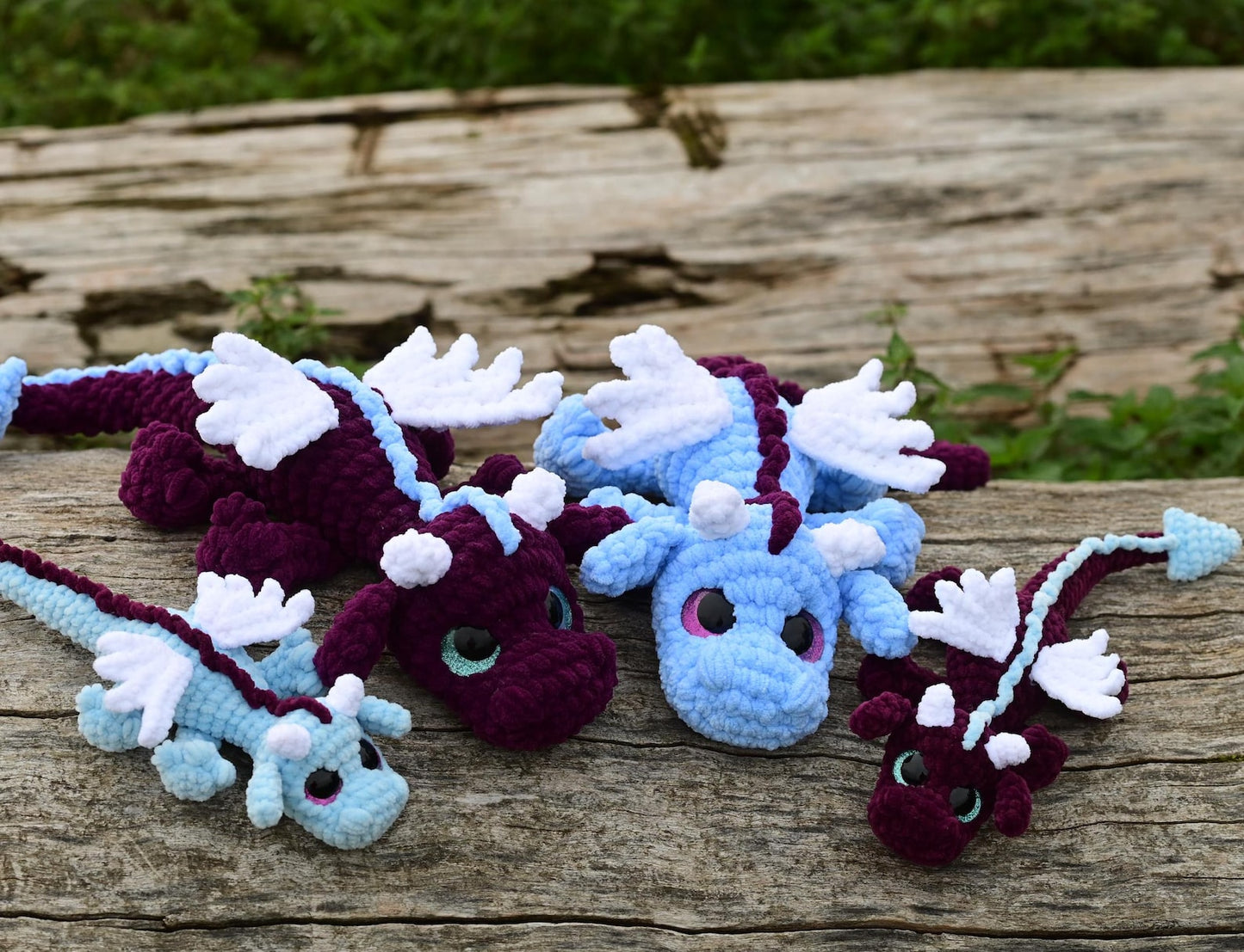 Linus the little dragon Crochet Pattern
