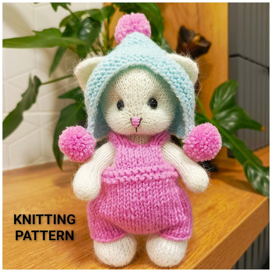 Pretty Kitten Knitting Pattern