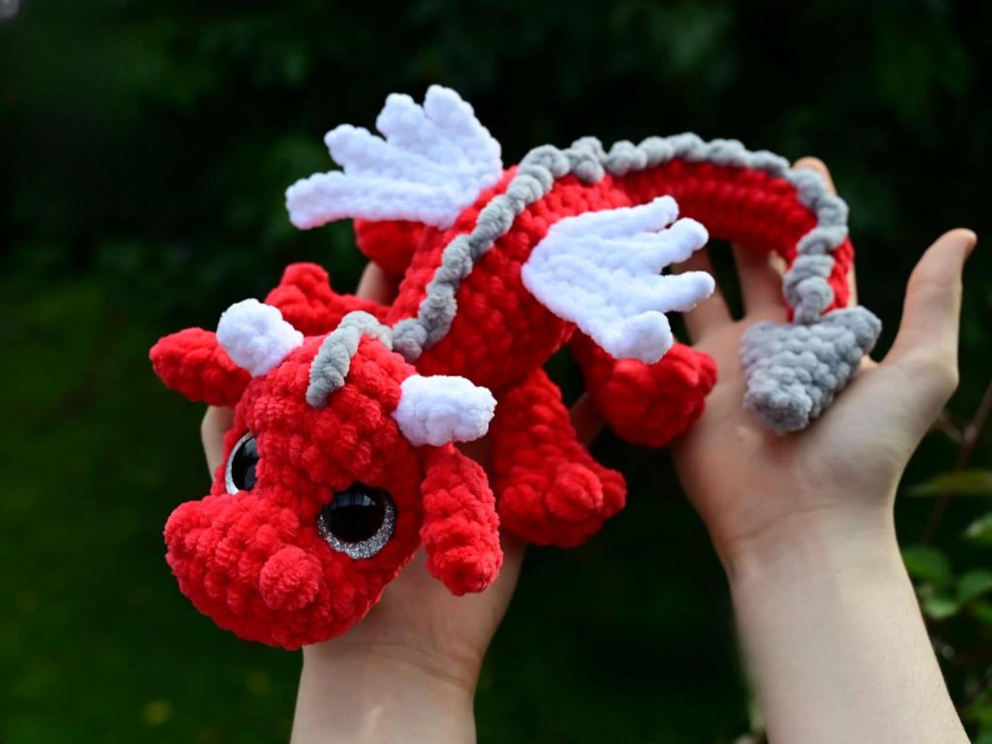 Linus the little dragon Crochet Pattern