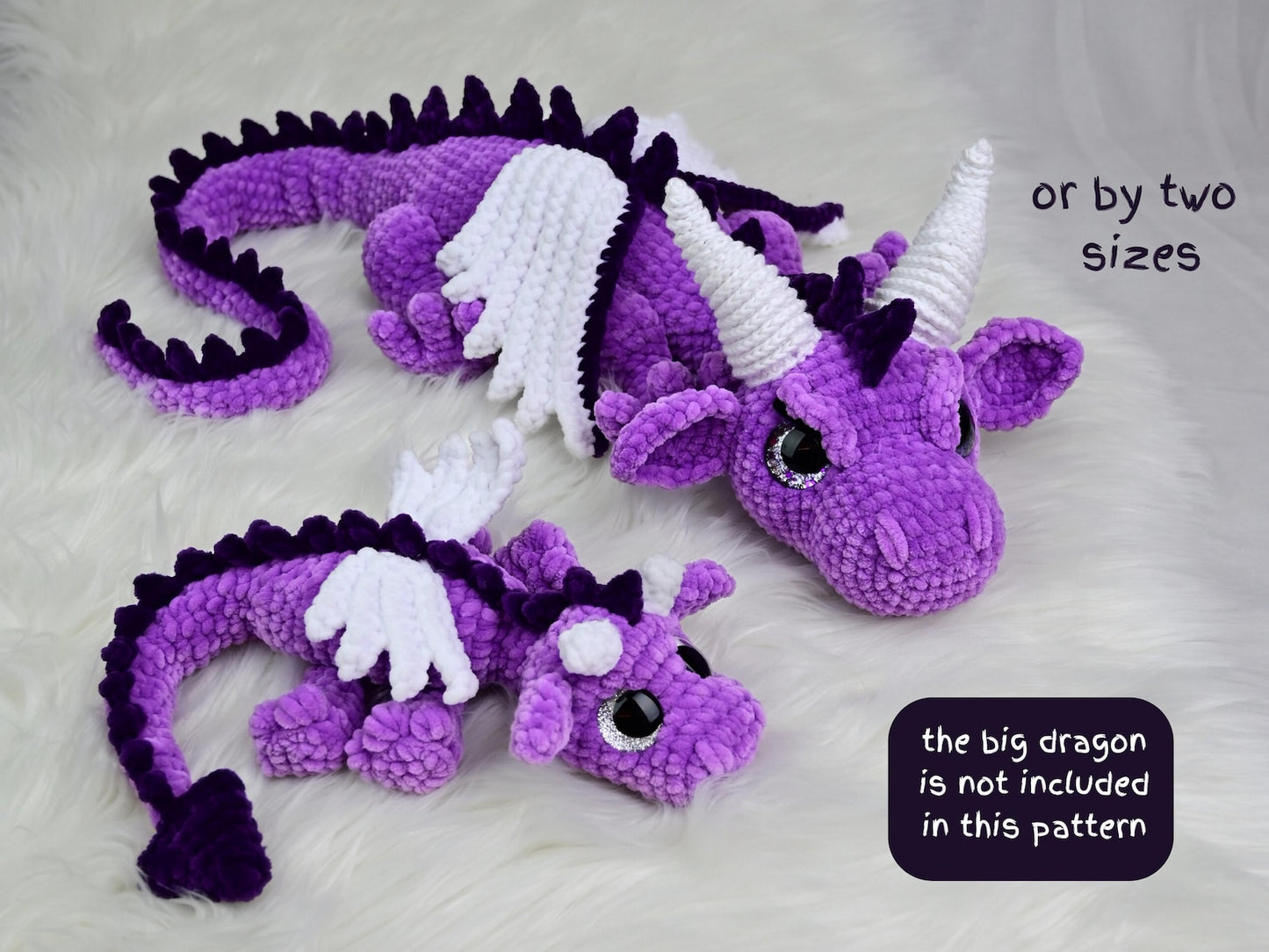 Linus the little dragon Crochet Pattern