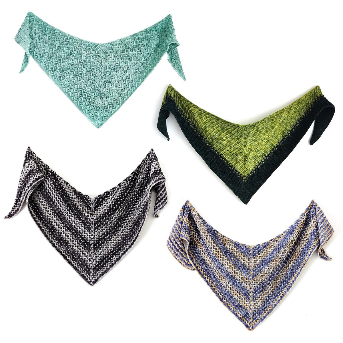 Mint Leaf Shawl Crochet Pattern