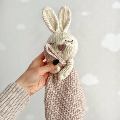 Sweet Bunny Comforter Knitting Pattern