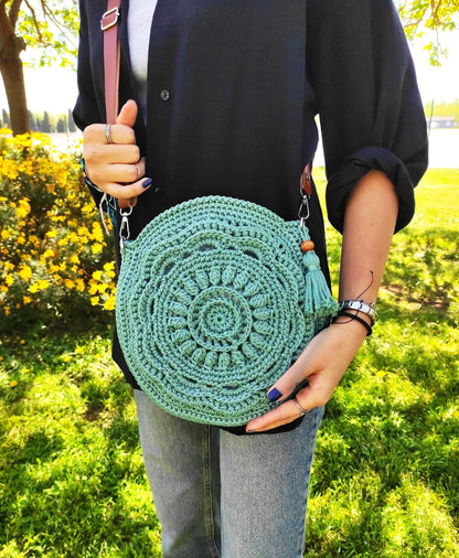 Boho Crossbody Bag Crochet pattern - OR