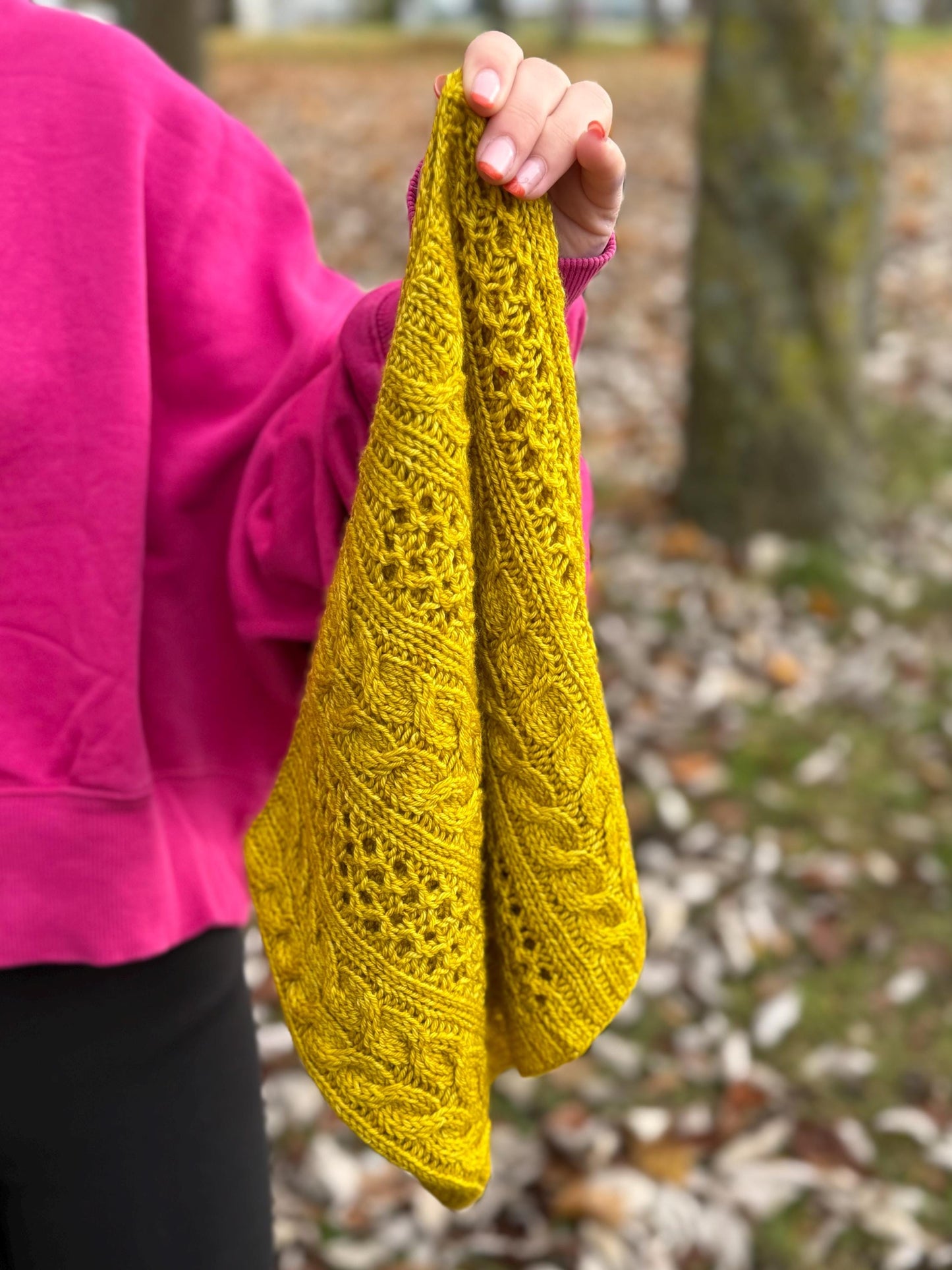 Marigold Twist Cowl Knitting Pattern