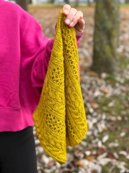 Marigold Twist Cowl Knitting Pattern