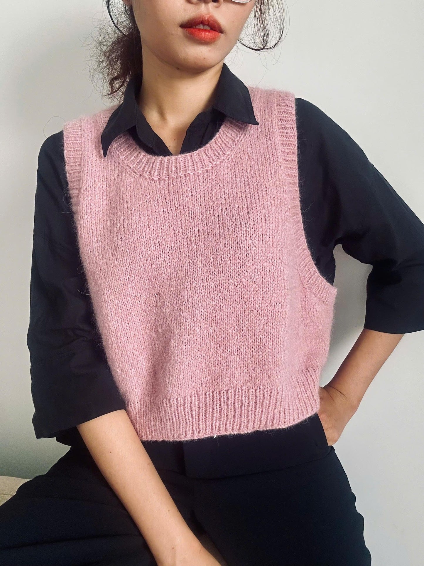 Wave Vest Knitting Pattern