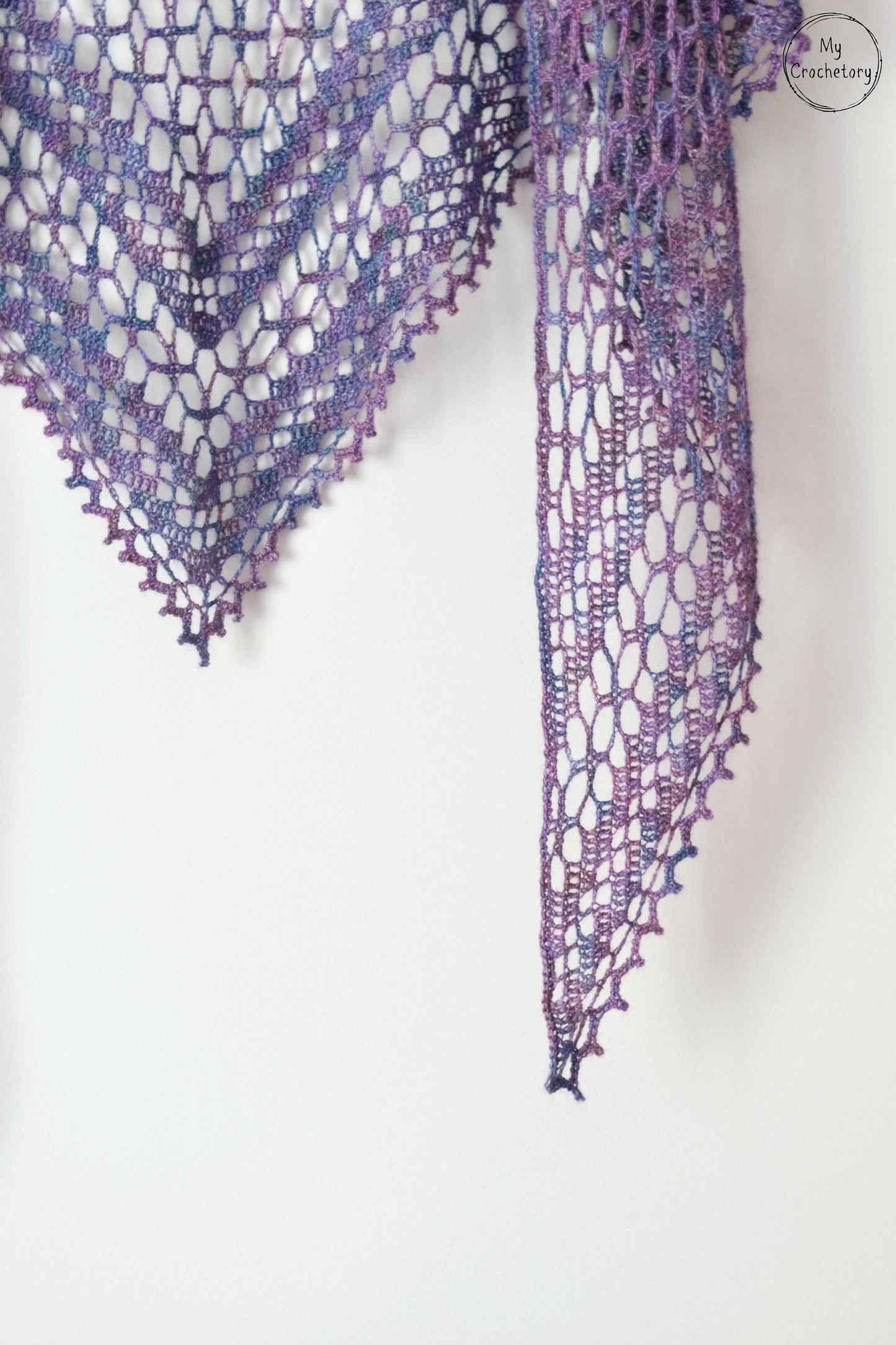 Nightfall Lace Shawl Crochet Pattern