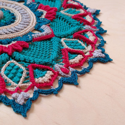 Doily Sapphire Mandala Crochet Pattern