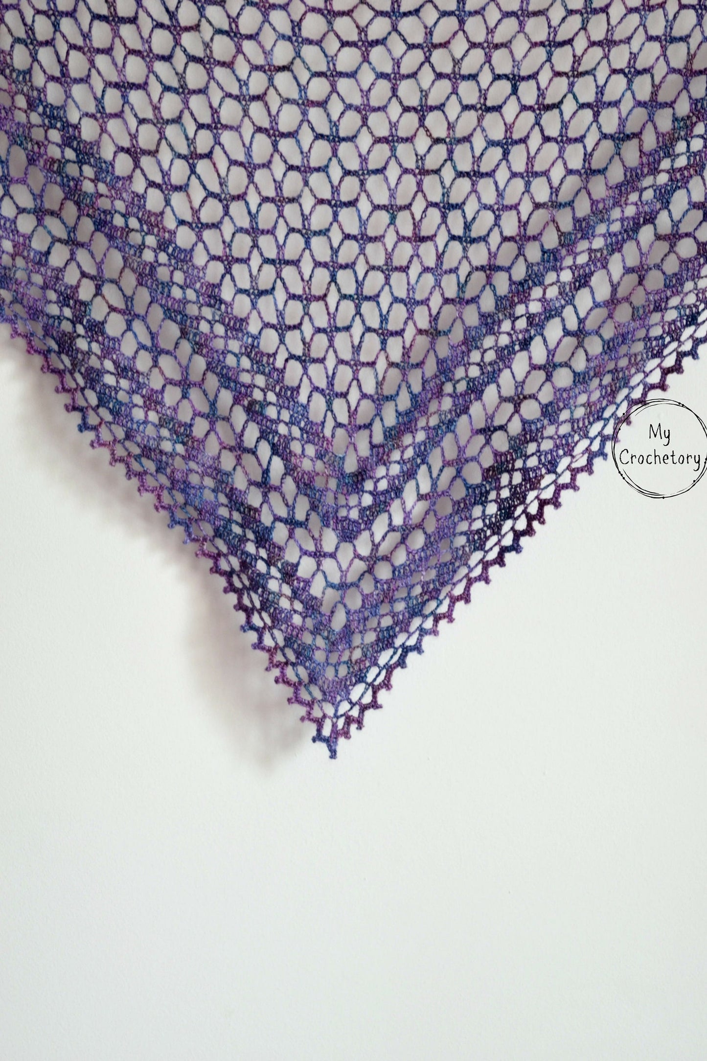 Nightfall Lace Shawl Crochet Pattern