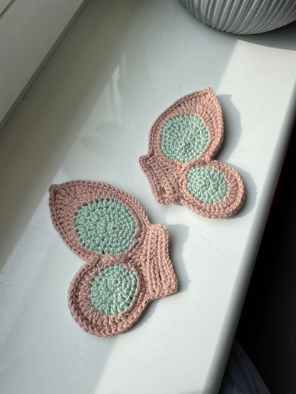 3in1 Fairy Shoe Wings Crochet Pattern