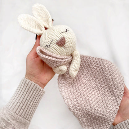 Sweet Bunny Comforter Knitting Pattern