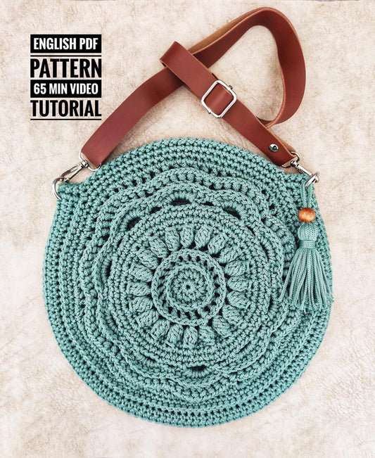 Boho Crossbody Bag Crochet pattern - OR