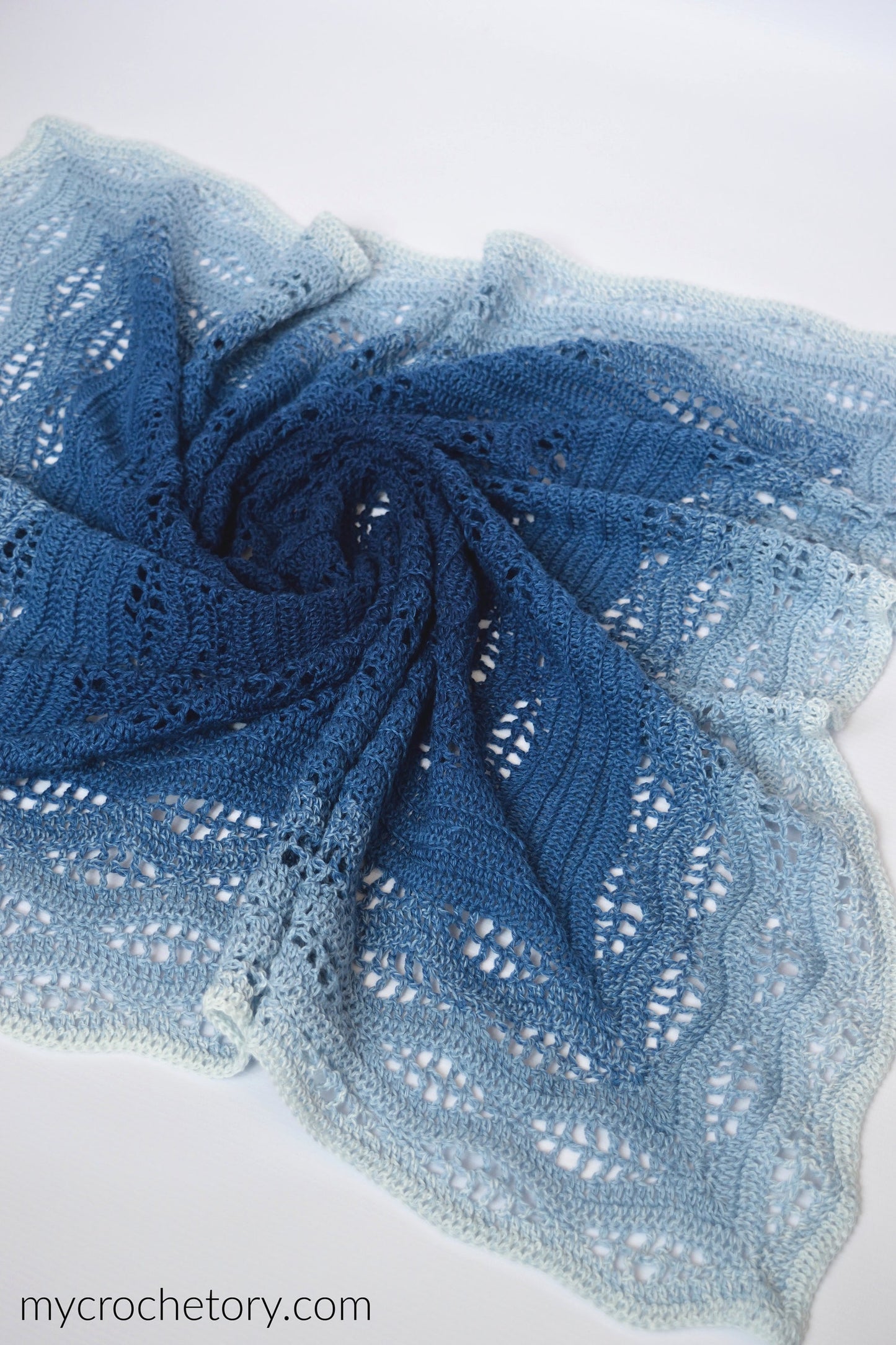 Nightfall Lace Shawl Crochet Pattern