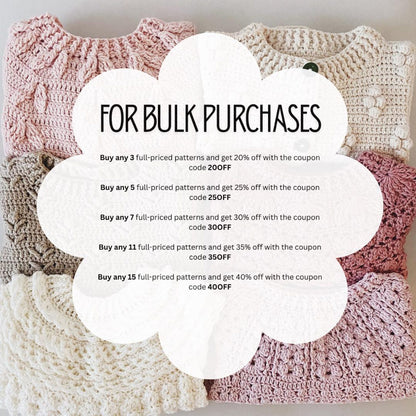 Shawl Collar Sweater Crochet Pattern