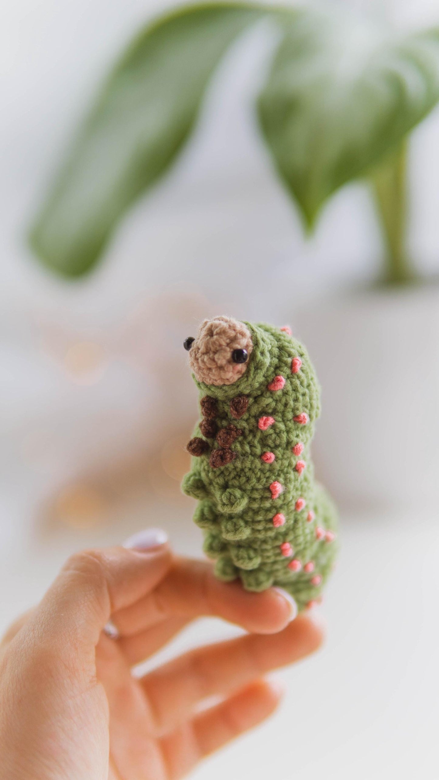 No-Sew Caterpillar Crochet Pattern