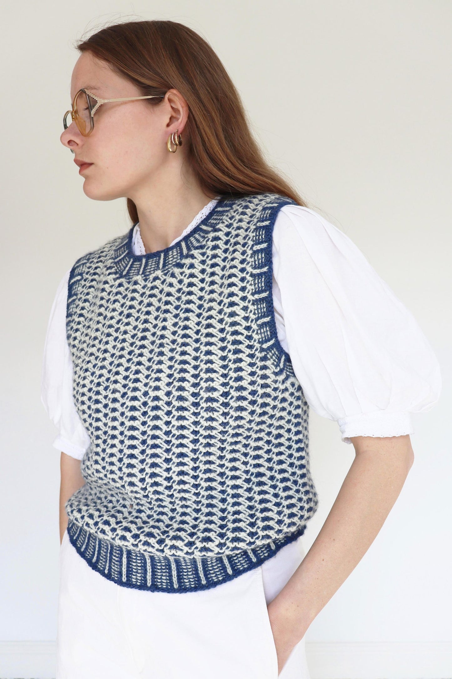 Wave Vest Knitting Pattern